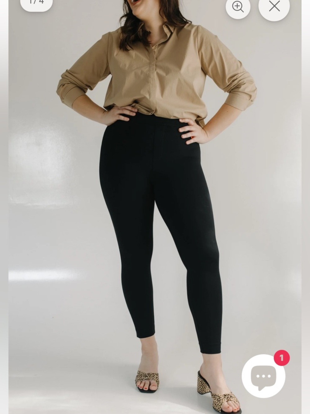 SPANX Black Backseam Skinny Ponte pants/Leggings